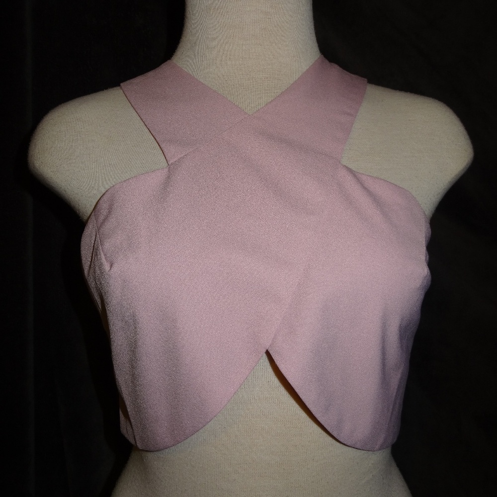 RE-NAMED Pink Crop-Top